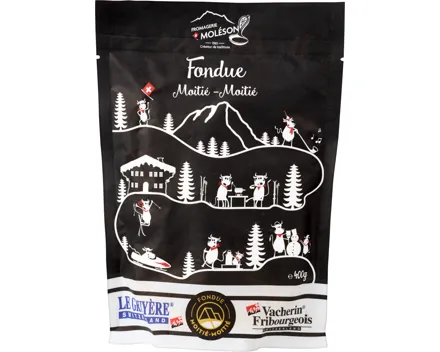 Fromagerie Moléson Fondue Moitié-Moitié