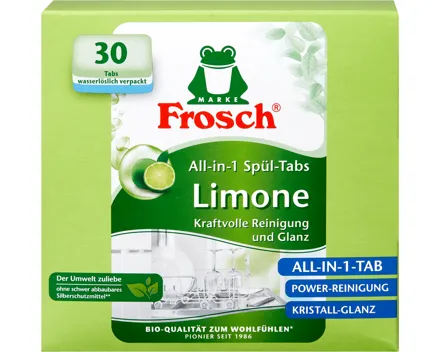 Frosch All-in-1 Spül-Tabs Limone