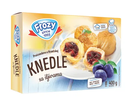 Frozy Knödel mit Pflaumen