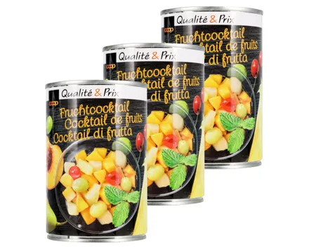 Fruchtcocktail 3x250g