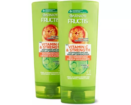 Fructis-Shampoos oder -Spülungen