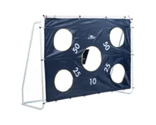 Fussballtor mit Torwand