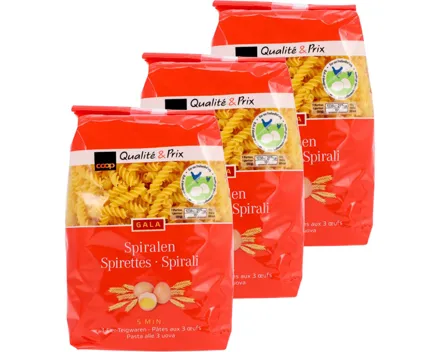 Gala 3-Eier Spiralen 3x 500g