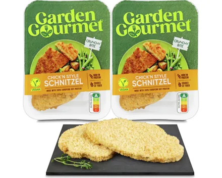 Garden Gourmet vegane Alternative zu Schnitzel 2x 180g