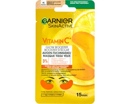 Garnier Skin Active Augen-Tuchmaske Vitamin C
