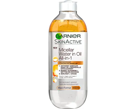 Garnier Skin Active Mizellen-Reinigungswasser in Oil All-in-1