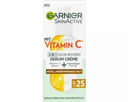 Garnier Skin Active Vitamin C 2 in 1 Glow Booster Serum