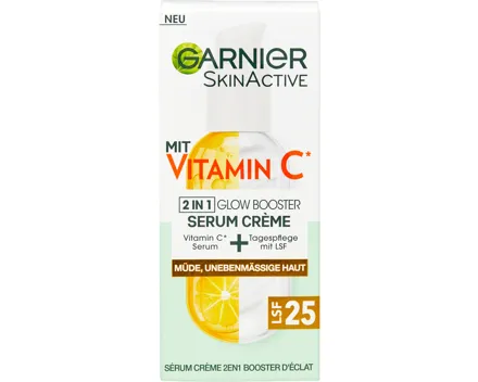 Garnier Skin Active Vitamin C 2 in 1 Glow Booster Serum