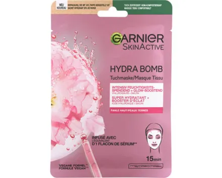 Garnier SkinActive Hydra Bomb Tuchmaske Sakura