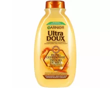 Garnier Ultra Doux Honig Geheimnisse Aufbauendes Shampoo, kräftigt, schützt und nährt strapaziertes und brüchiges Haar, 300ml