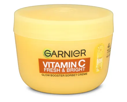 Garnier Vitamin C Fresh & Bright Glow Booster Sorbet Creme, 85ml