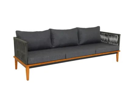 Gartenlounge 3er-Sofa Louvre