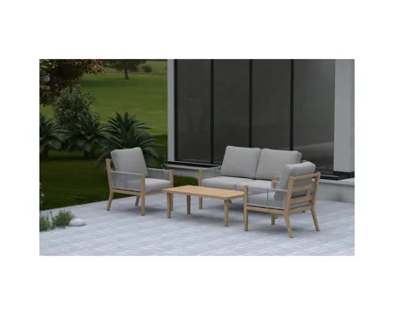 Gartenlounge Bosa naturfarben