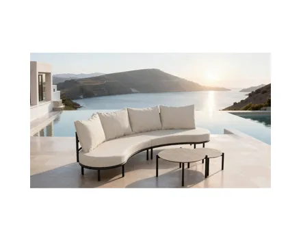 Gartenlounge Curve beige