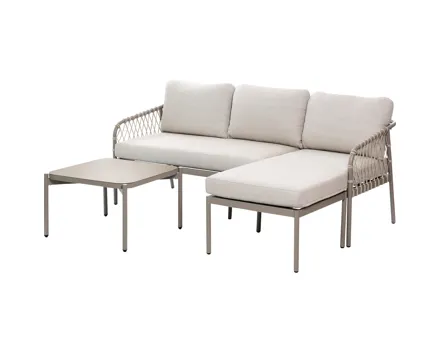 Gartenlounge Ina Corner taupe