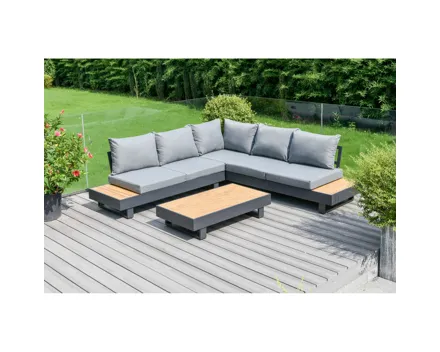 Gartenlounge Jakarta Corner grau