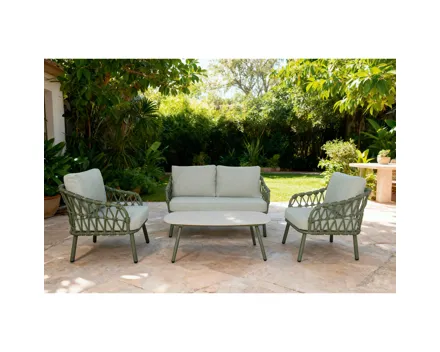 Gartenlounge Louis oliv