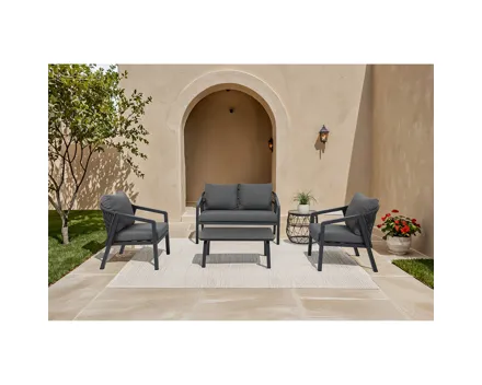 Gartenlounge Mika grau