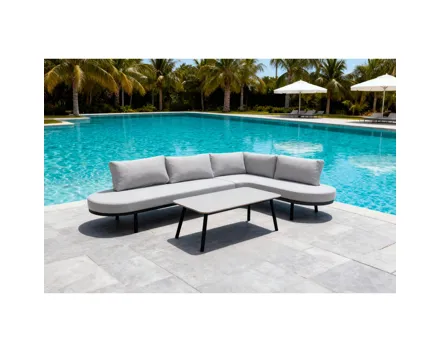 Gartenlounge Smile grau