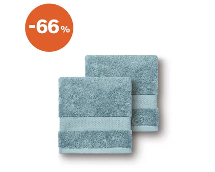 Gästehandtuch blau 2 Stück