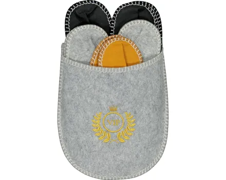 Gästepantoffeln VIP mit 5 Paar Slippern