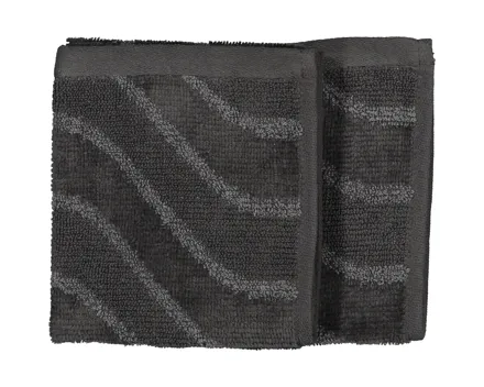 Gästetuch Frottee 2er-Set 30 x 50 cm anthrazit