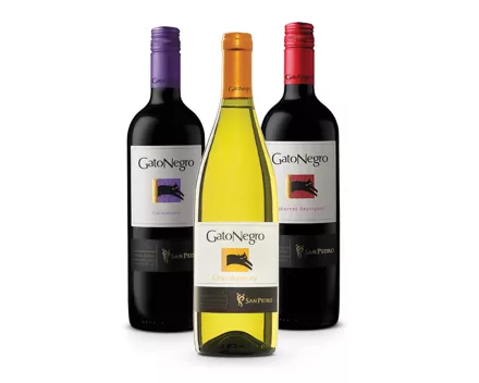 Gato Negro Chardonnay / Carmenere / Cabernet Sauvignon, Bodega San Pedro