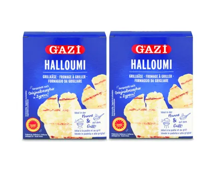 Gazi Halloumi Grillkäse Natur 2x 250g