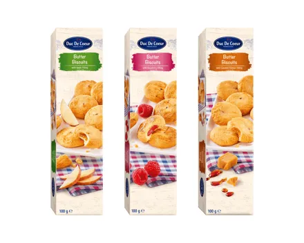 Gefülltes Buttergebäck