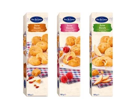 Gefülltes Buttergebäck