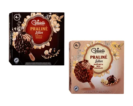 GELATELLI Praliné Lollies