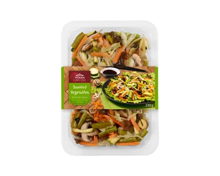 Gemüse-Sauté mit Sojasauce