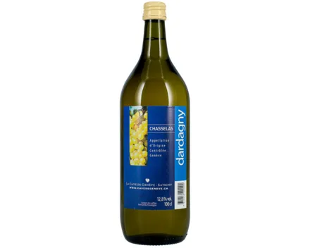 Genève AOC Chasselas Dardagny Cave de Genève – Weisswein, Schweiz (1l)