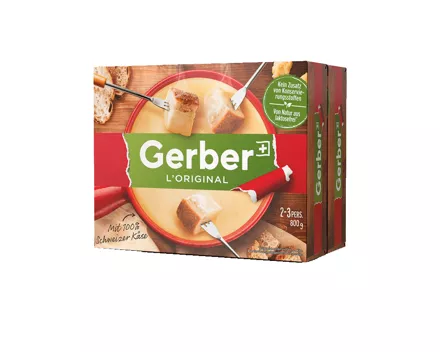 Gerber Fondue l'Original / Moitié-Moitié