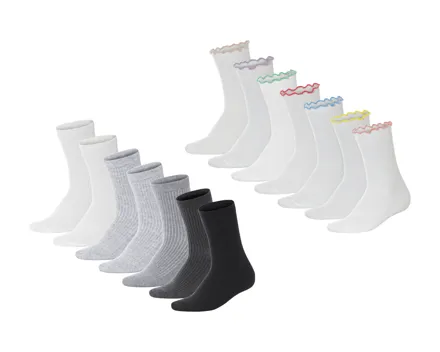 Gerippte Socken, 7er