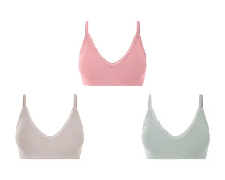 Geripptes Bustier