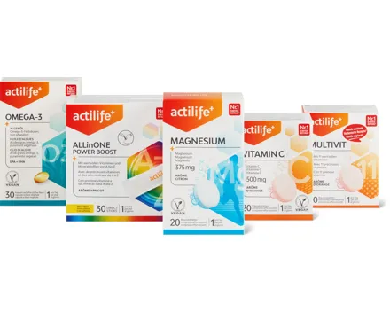Gesamtes Actilife Sortiment
