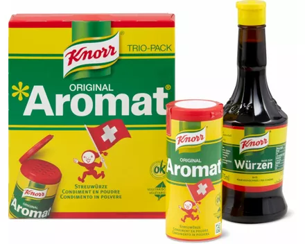 Gesamtes Aromat Streu- und Flüssigwürze-Sortiment