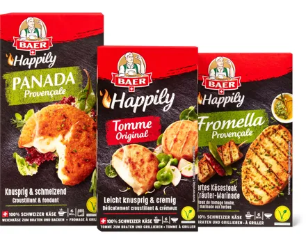 Gesamtes Baer Grillkäse-Sortiment