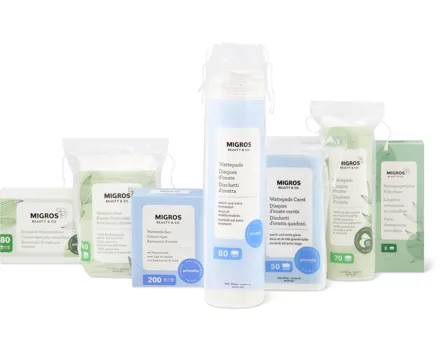 Gesamtes Beauty & Co. Watte-Sortiment