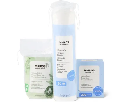 Gesamtes Beauty & Co. Watte-Sortiment