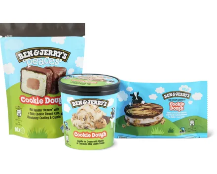 Gesamtes Ben & Jerry's Sortiment