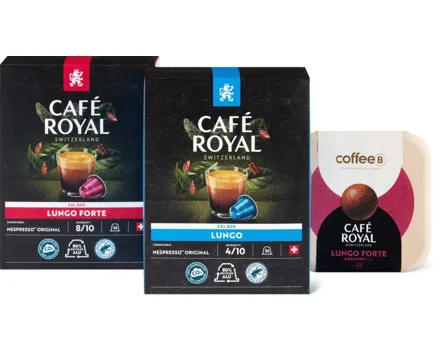 Gesamtes Café Royal Sortiment