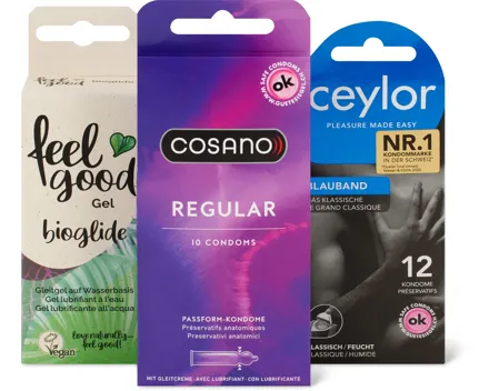 Gesamtes Ceylor-, Cosano- und Feelgood-Sortiment