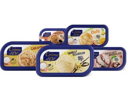 Gesamtes Crème d'Or Sortiment