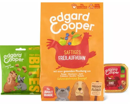 Gesamtes Edgard & Cooper Katzen- und Hundefutter-Sortiment