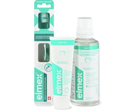 Gesamtes Elmex Sensitive Sortiment