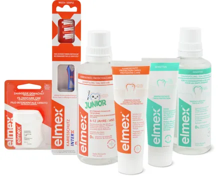 Gesamtes Elmex Sortiment