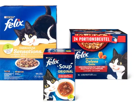 Gesamtes Felix Katzenfutter-Sortiment