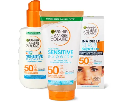 Gesamtes Garnier Ambre Solaire Sortiment
